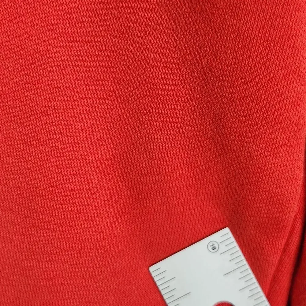 Nike Logo Hoodie Boys XL Red Pullover Fleece Kangaroo Pocket BV0783-661
